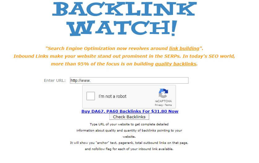 Backlink Watch