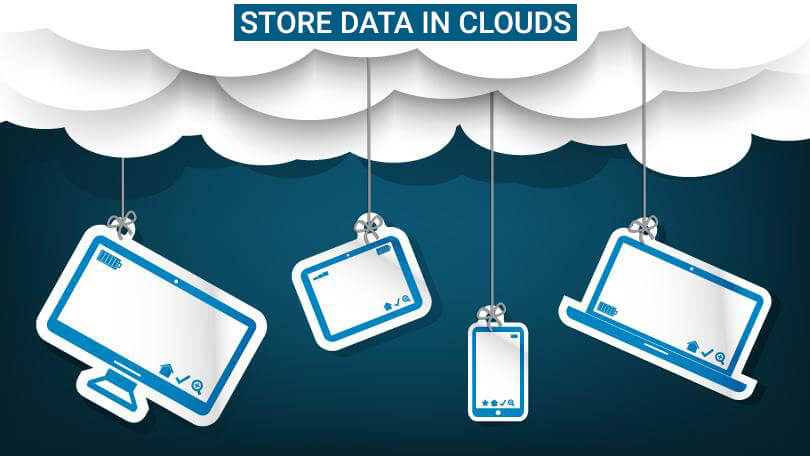 Store data in Cloud computing 