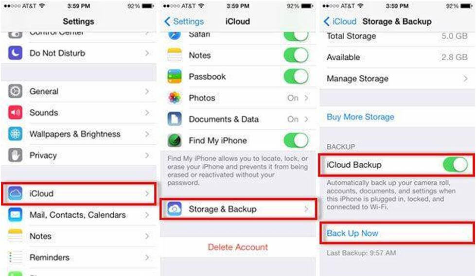 Restore new iPhone from iCloud backup?