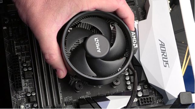 How to install a CPU cooler on an AMD processor