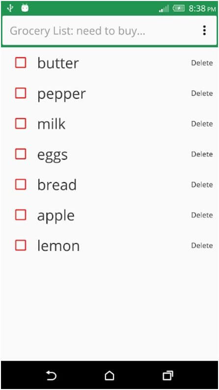 Need to Buy - Grocery List