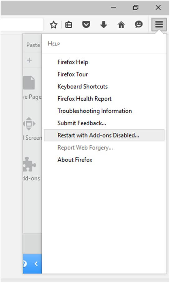 How To Restart Firefox In Safe Mode