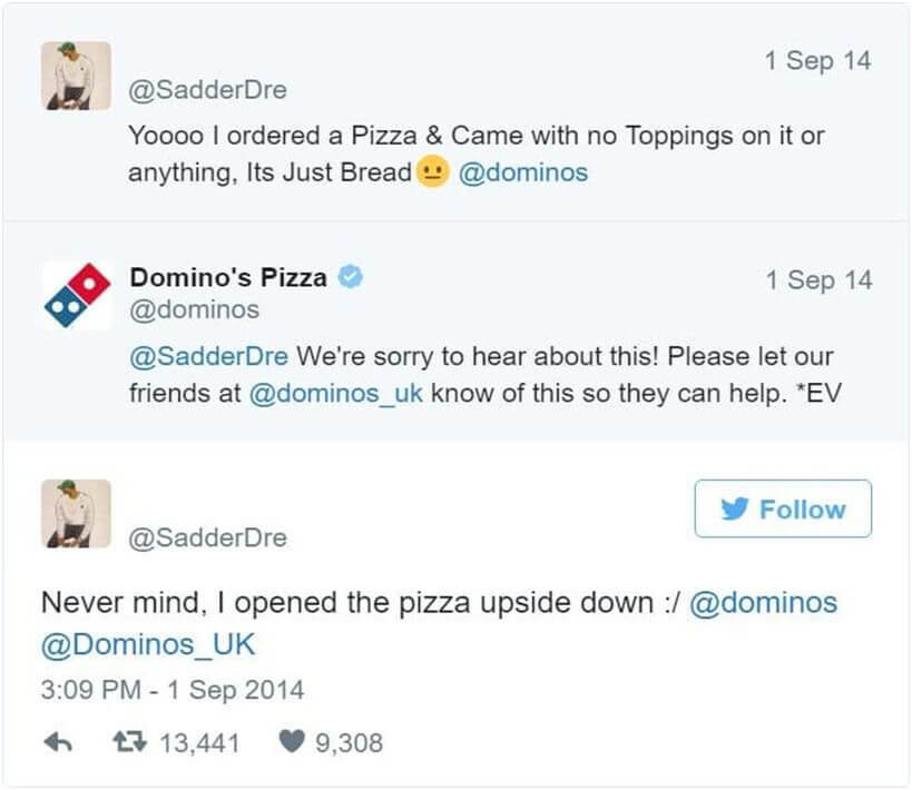 Dominos created quite a buzz after this