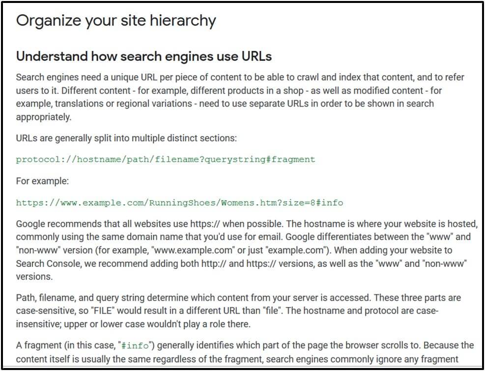 Power Of URL Structure For SEO