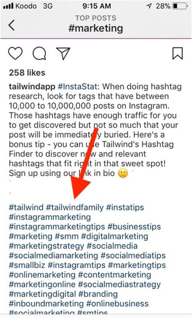 Use hashtags wisely