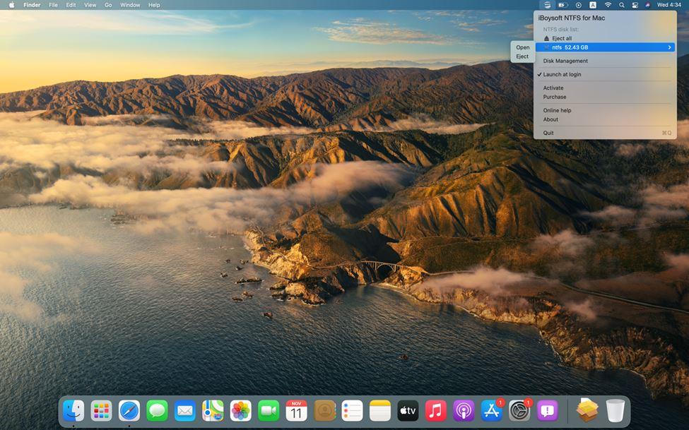 NTFS For MacOS Big Sur By IBoysoft Complete Connection