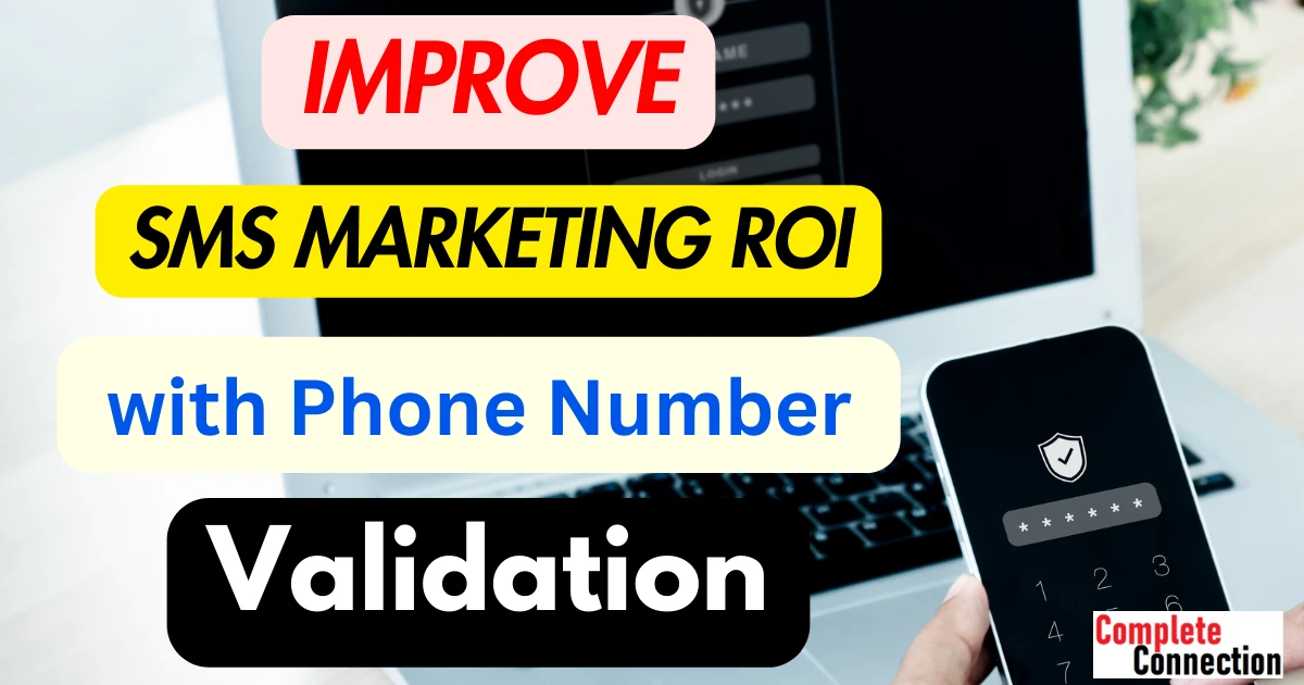 SMS Marketing ROI with Phone Number Validation